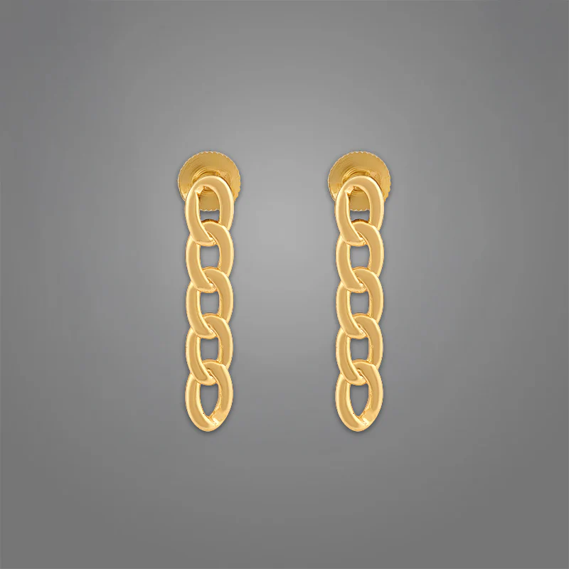 Women's Figaro Earrings | 18K Gold-Plated - Image 3