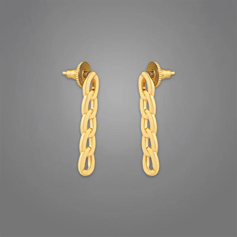 Women's Figaro Earrings | 18K Gold-Plated - Image 4