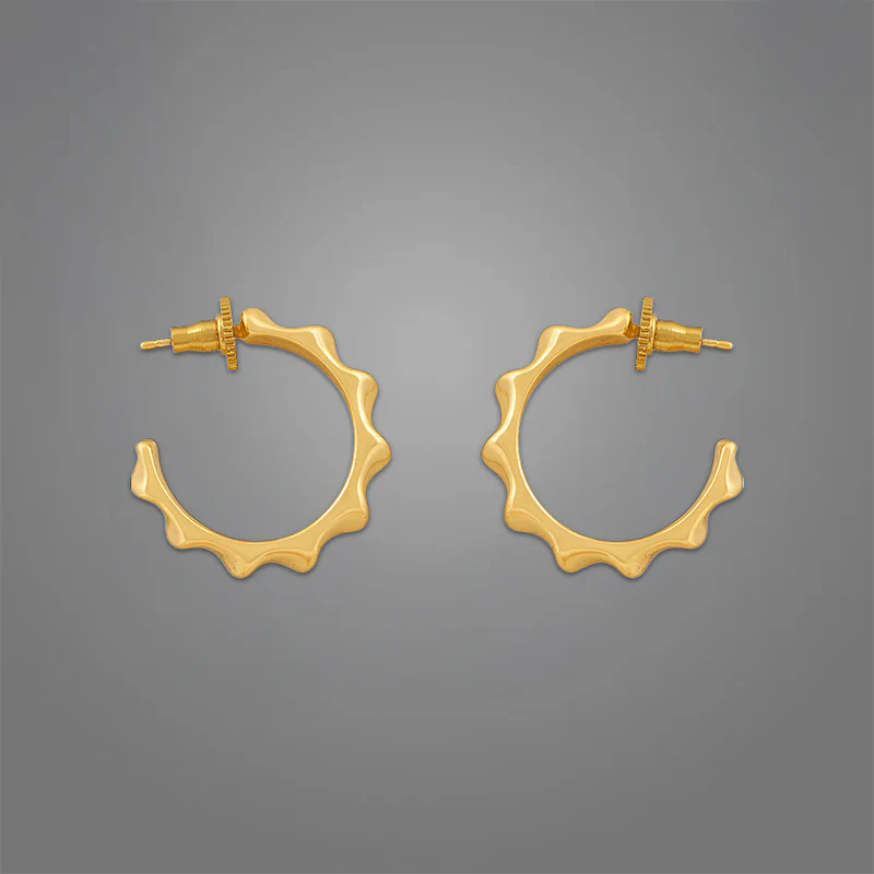 Women's Glory Hoops | 18K Gold-Plated - Image 3