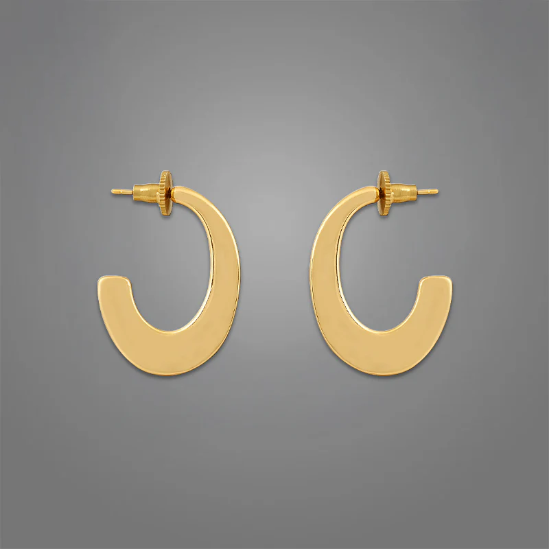 Women's Halo Hoops | 18K Gold-Plated - Image 3