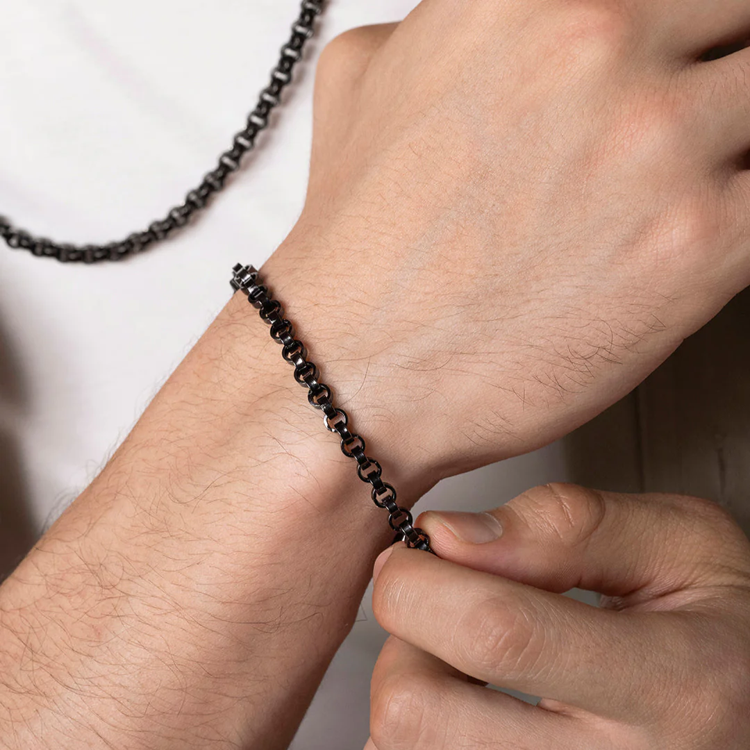 Men's Interlock Bracelet - Image 3