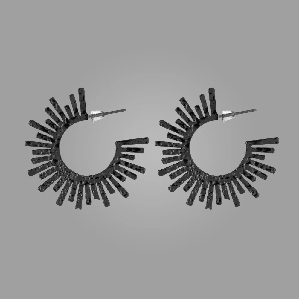 Women's Kaya Hoops | 18K Gold-Plated - Image 5