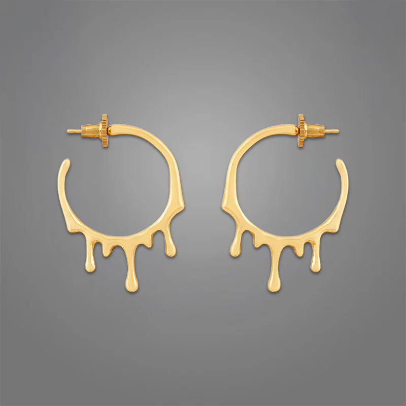 Women's Kita Hoops | 18K Gold-Plated - Image 3