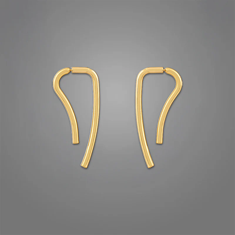 Women's Loris Hoops | 18K Gold-Plated - Image 3