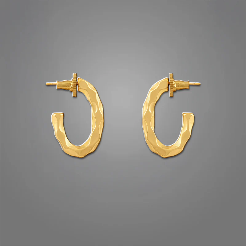Women's Mana Hoops | 18K Gold-Plated - Image 3