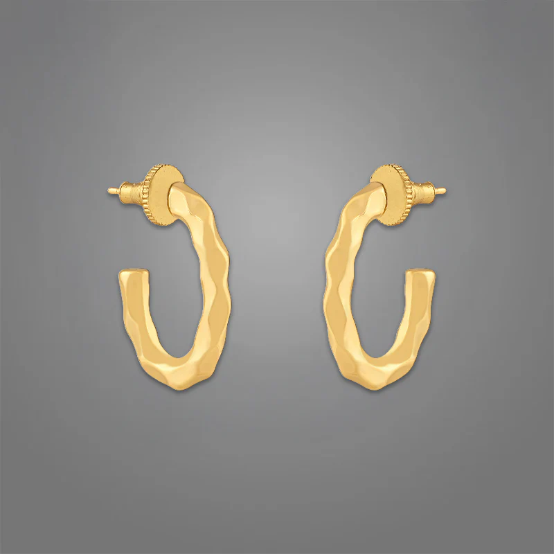 Women's Mana Hoops | 18K Gold-Plated - Image 4