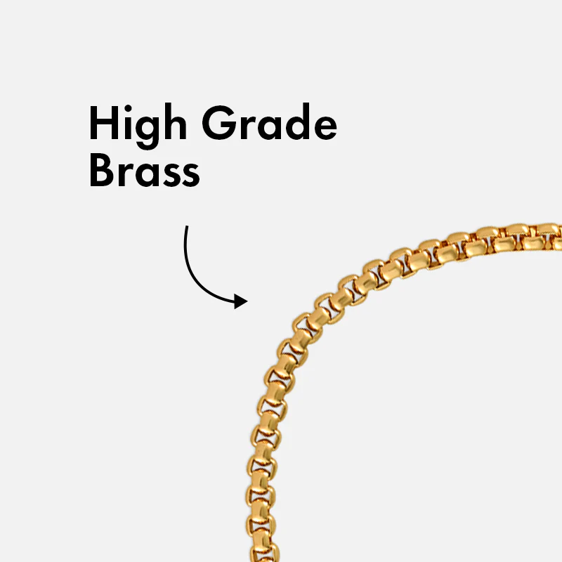 Men’s Box Chain | 18K Solid Gold-Plated - Image 5