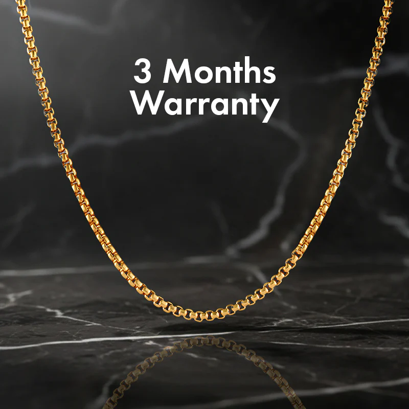 Men’s Box Chain | 18K Solid Gold-Plated - Image 6