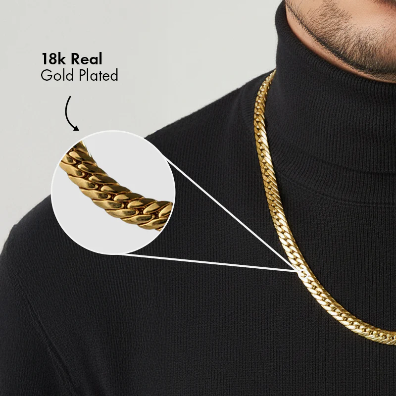 Men’s Tucano Chain | 18K Thick Gold-Plated - Image 3