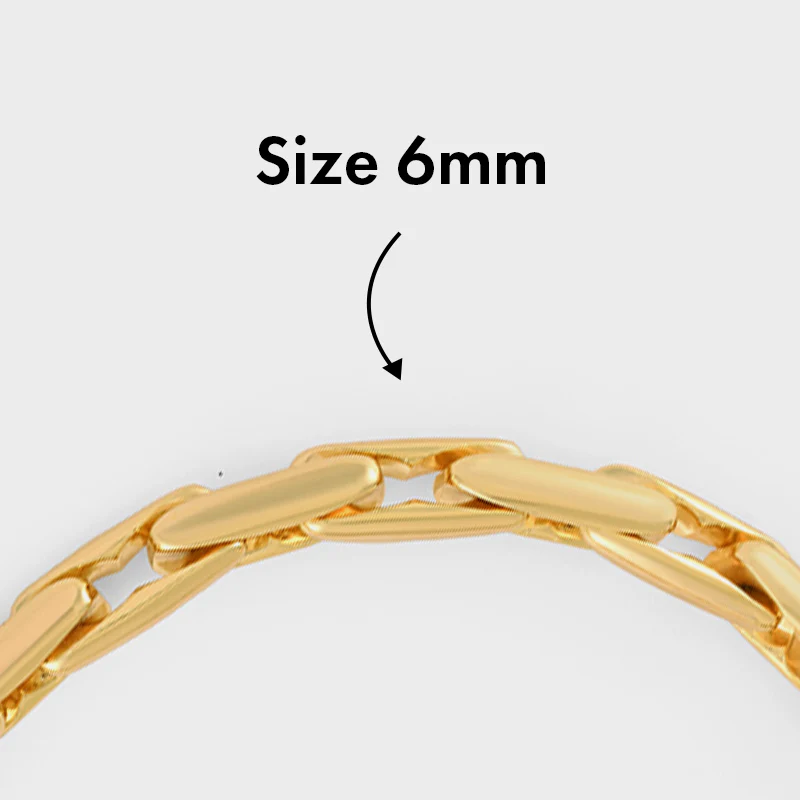 Men's Dominus Bracelet | 18K Premium Gold-Plated - Image 4