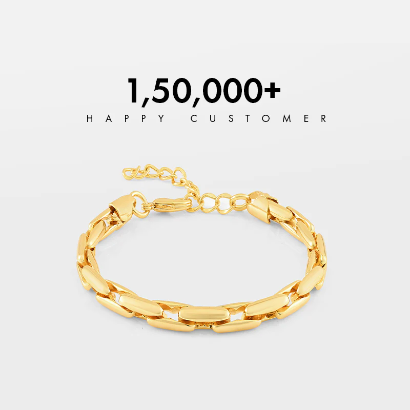 Men's Dominus Bracelet | 18K Premium Gold-Plated - Image 8