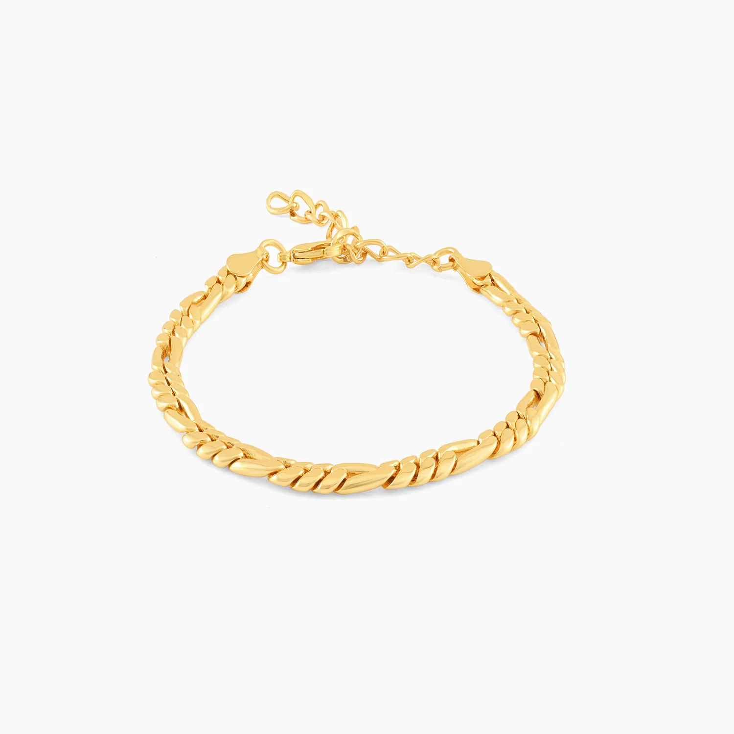 Men's Figaro Bracelet | 18k Thick Gold Plated - Image 3