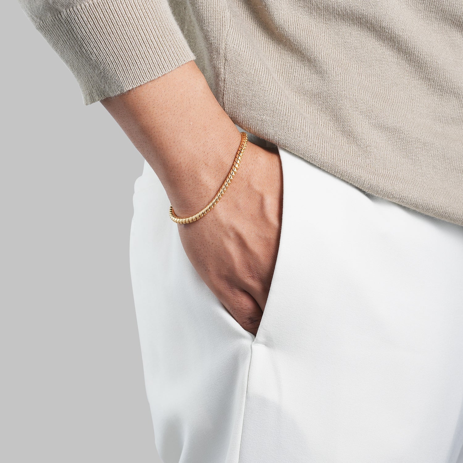 Men's Snake Bracelet | 18K Pure Gold-Plated - Image 4