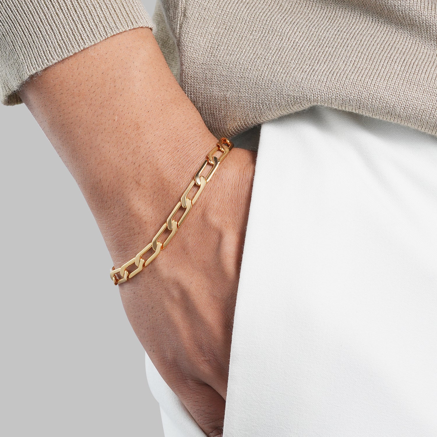 Men's Titan Bracelet | 18K Luxury Gold-Plated - Image 4