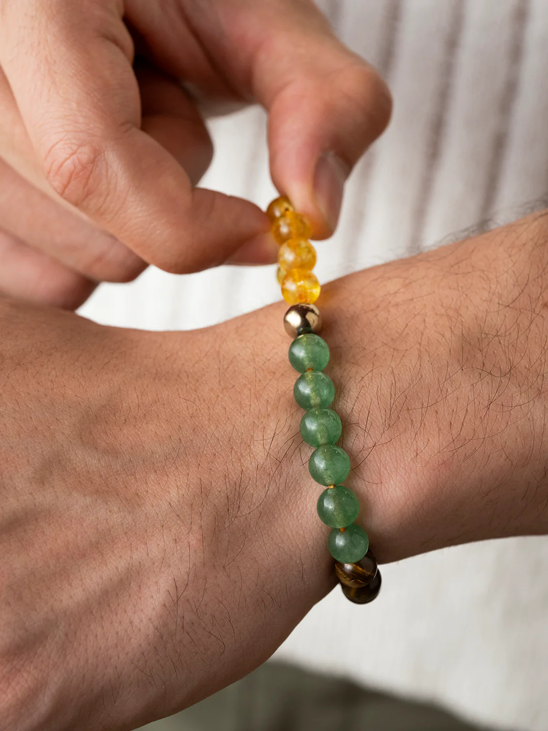 Money Magnet Natural Stone Bracelet - Image 4