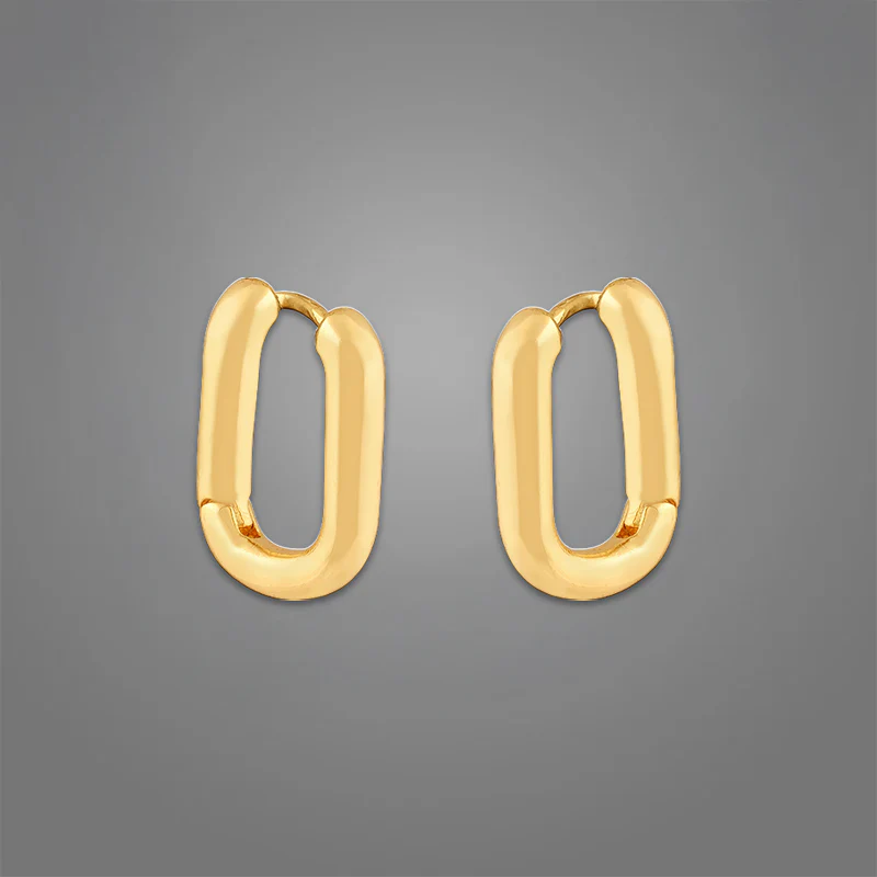 Women's Niko Hoops | 18K Gold-Plated - Image 4