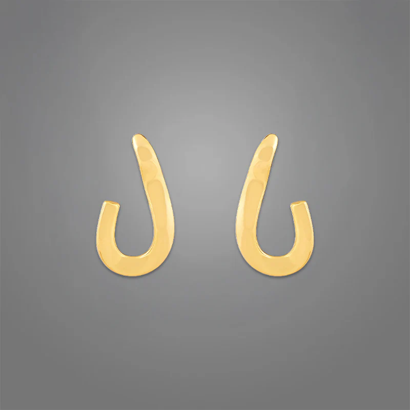 Women's Pave Hoops | 18K Gold-Plated - Image 3