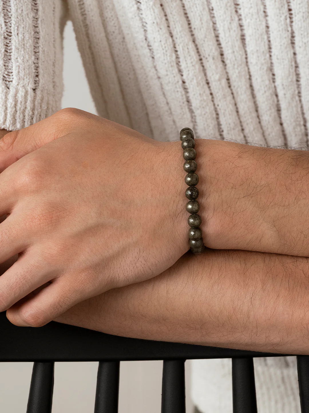 Pyrite Natural Stone Bracelet - Image 4
