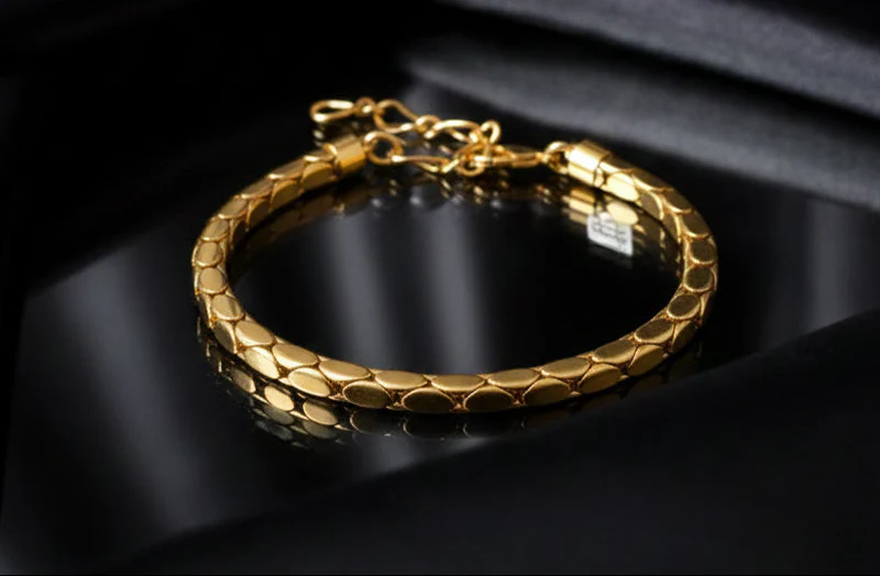 Men's Signature Cobra Bracelet | Real 18k Gold Plated - Image 7