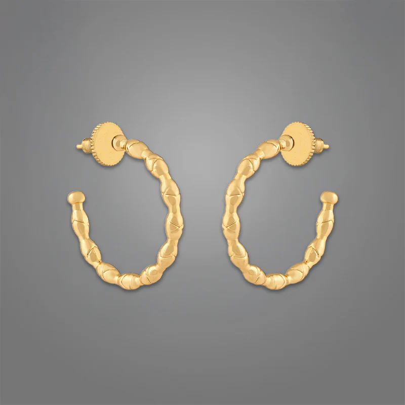 Women's Willow Hoops | 18K Gold-Plated - Image 4